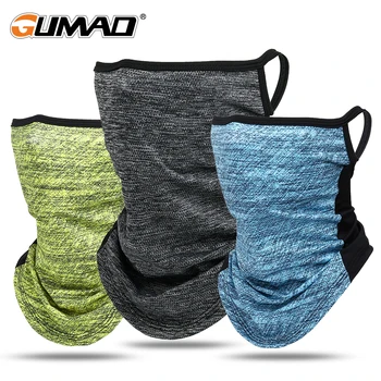 

Triangle Bandana Face Tube Scarf Neck Gaiter Cover Ice Silk Hang Ear Scarves Sport Fishing Head Bandage Running Hiking Men Women