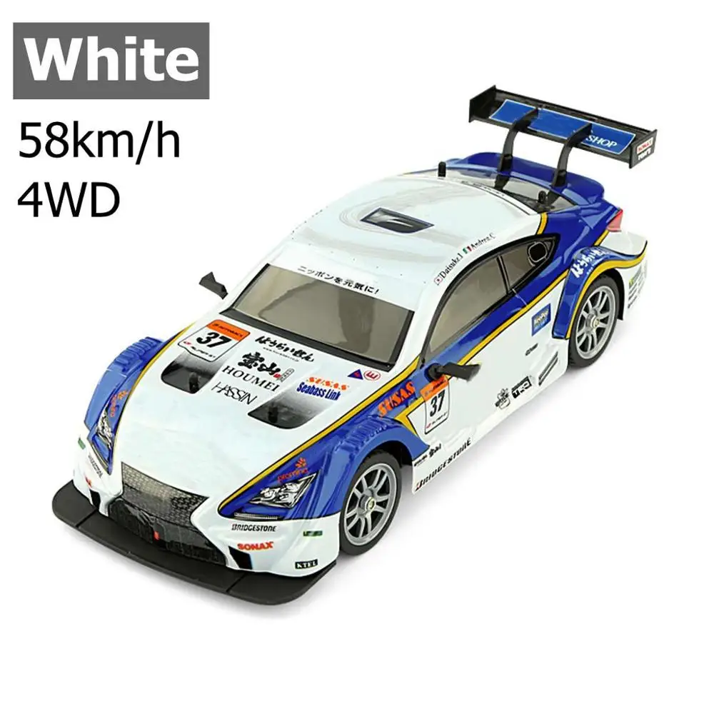 1:16 58 км/ч р/у дрейфующая гоночный автомобиль 4WD 2 4G высокого Скорость GTR