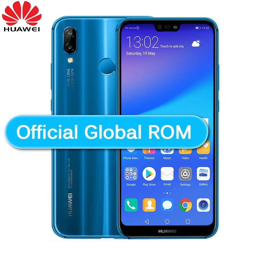 Huawei P20 Lite Nova 3E Global Firmware 4G Lte Mobilephone Gezicht Id 5.84 "Scherm Android 8.0 24.0MP Camera 4Gb Ram 64Gb Rom