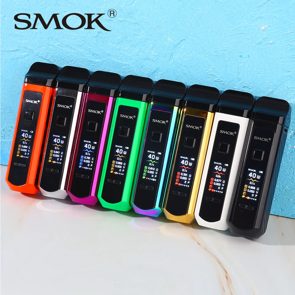 Набор SMOK RPM40 с батареей 1500 мАч 4 3 мл картридж об/мин сетчатая катушка электронная