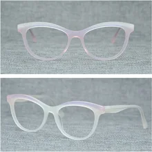 Прозрачные компьютерные кошачьи очки для womn Frame, анти-синий светильник, блокирующие очки в оправе при близорукости, оптические женские очки NX