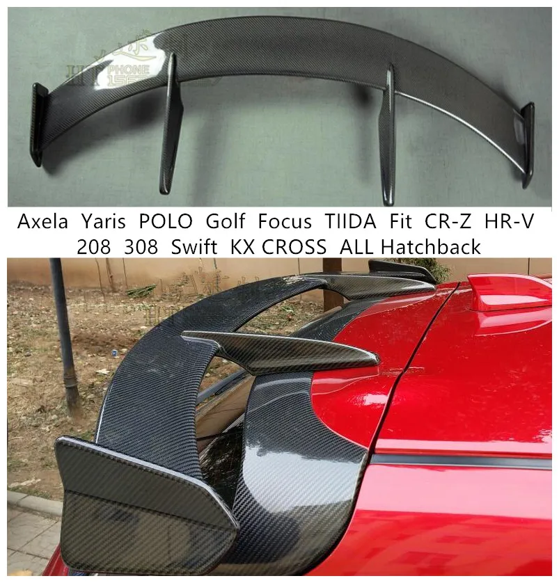 Спойлер из углеродного волокна для Axela Yaris POLO Golf Focus TIIDA подходит всех видов крыла