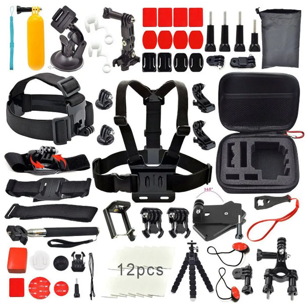 

For GoPro Go pro Hero 5 Accessories Set Kit Black Hero 4/3+/3/2 1