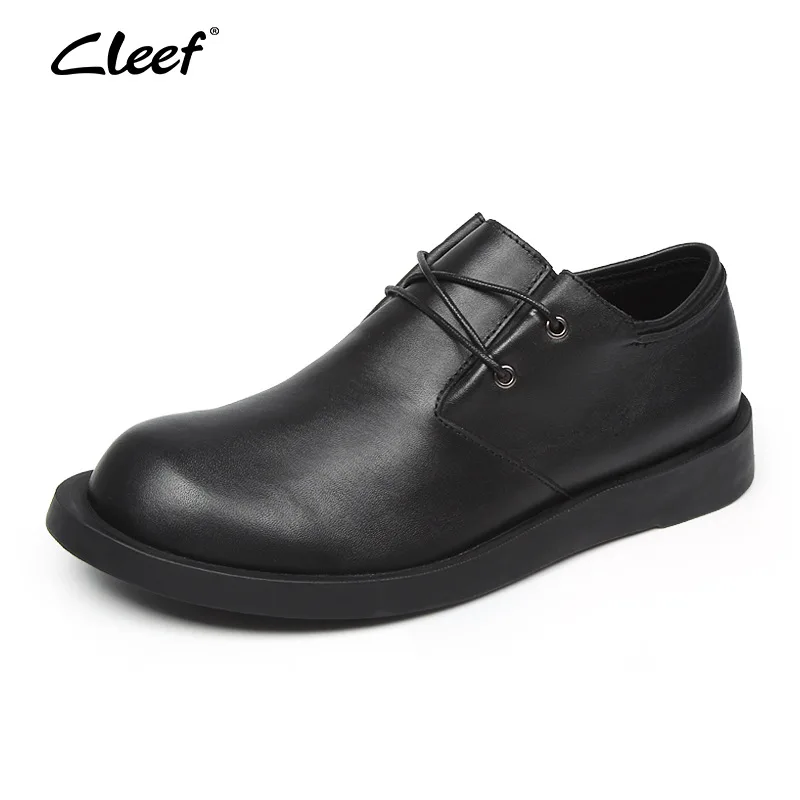 

See Music Leather Shoes Men's Genuine Leather Business Casual Shoes Amateur Wide Last Men Big Head Leather Shoes