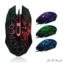 OMESHIN мышь с профессиональным цветным 4000 dpi Оптическая Проводная игровая мышь светодиодный подсветка оптическая USB Проводная геймерская мышь для ноутбука