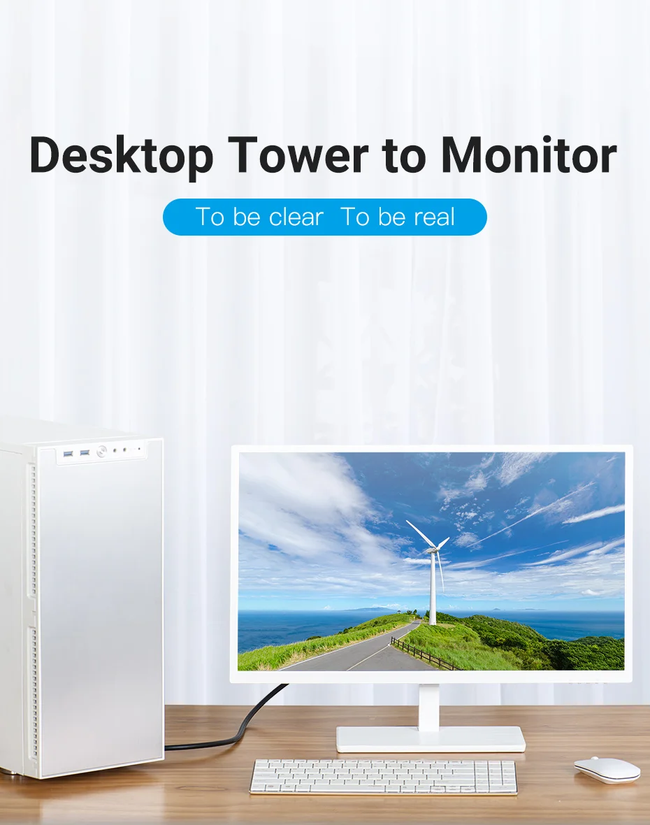 Vention кабель VGA кабель «Папа-папа» 15 Pin Плетеный экранирующий Кабель VGA для HDTV PC ноутбук коробка проектор VGA кабель 3 м 5 м 10 м