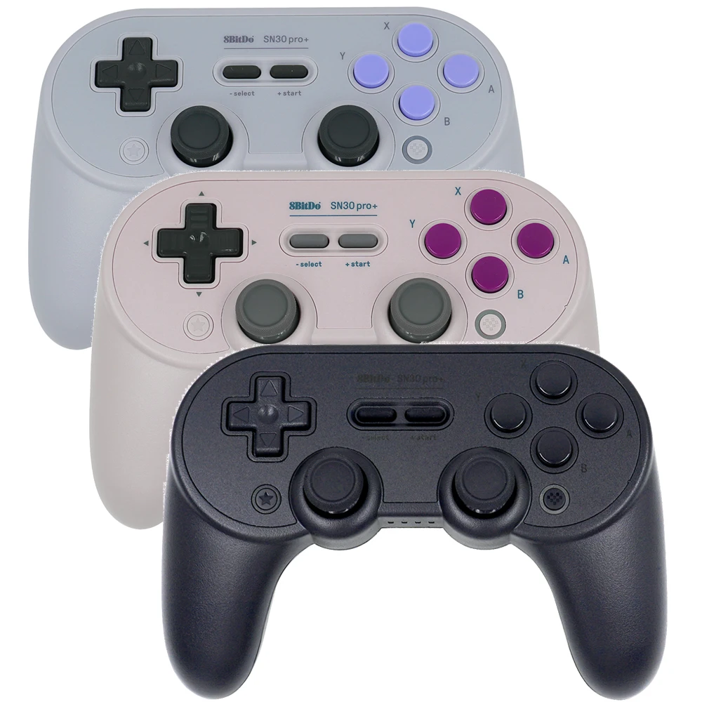 

8 Bitdo SN30 Pro + for Bluetooth Gamepad Game Controller Wireless for Nintend Switch/Windows/Raspberry Pi Gaming Accessories