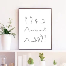 Best Offers Prints Home Decor Wall Art Canvas Simple Painting Sun Salutation Posture Yoga Posture Modular For Living Room Frame Poster Best Offers Prints Home Decor Wall Art Canvas Simple Painting Sun Salutation Posture Yoga Posture Modular For Living Room Frame Poster