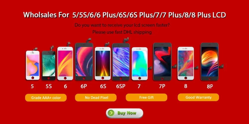 1 шт класс AAA Замена ЖК-экран для iPhone 6 6S плюс дисплей