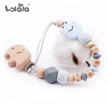 personalised baby pacifier clip