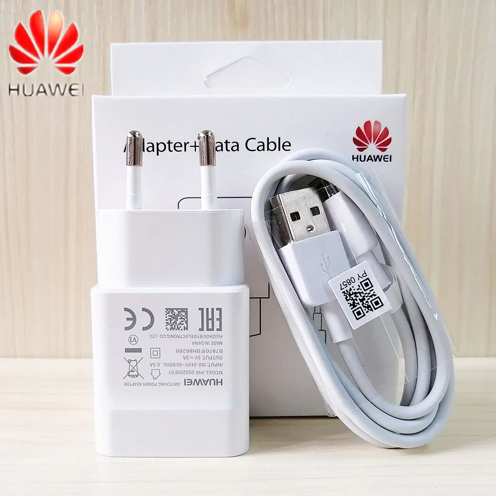 usb c fast charge Original Huawei Mobile Phone Wall Charger 5V 2A Adapter 100cm Micro USB Data Cable For P6 P7 P8 P9 P10 lite Mate 10 lite Honor8X usb charger 12v