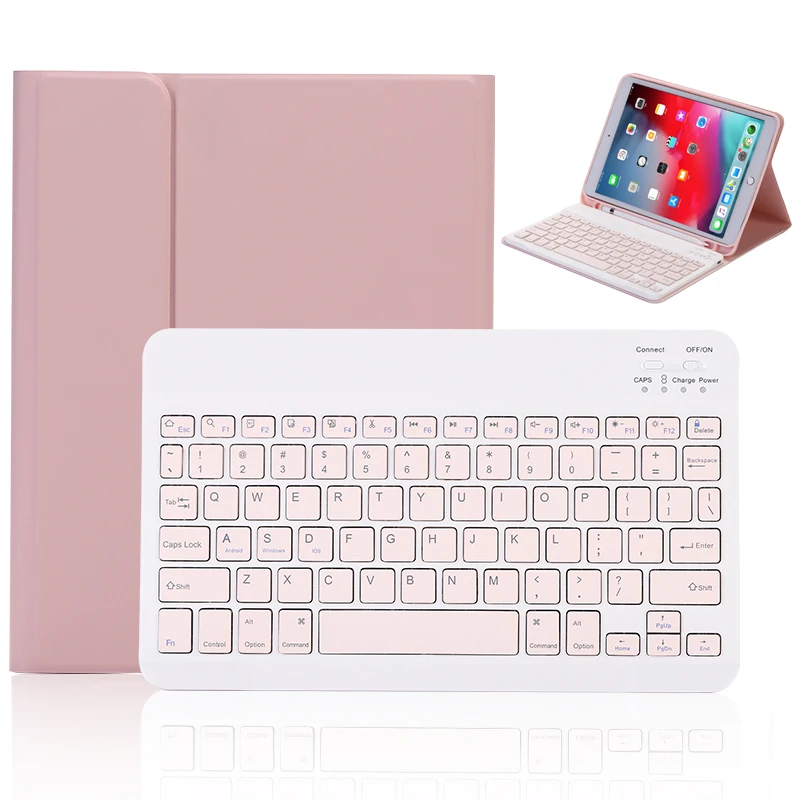

Чехол с клавиатурой для iPad 9,7 6-й 7-й 10,2 Pro 11 2020 Air 2, умный чехол для iPad 8 Pro 9,7, клавиатура и ручка