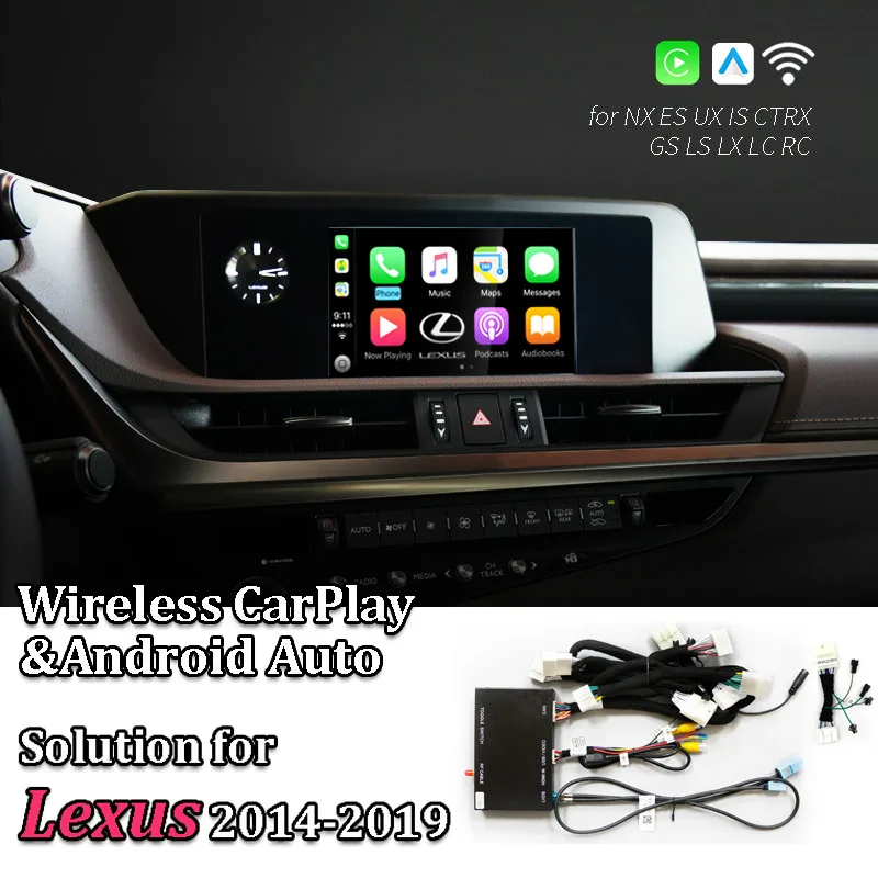 

Wireless CarPlay for Lexus CarPlay NX ES US iS CT RX GS LS LX LC RC 2014- Multimedia interface CarPlay&Android auto Retrofit Kit