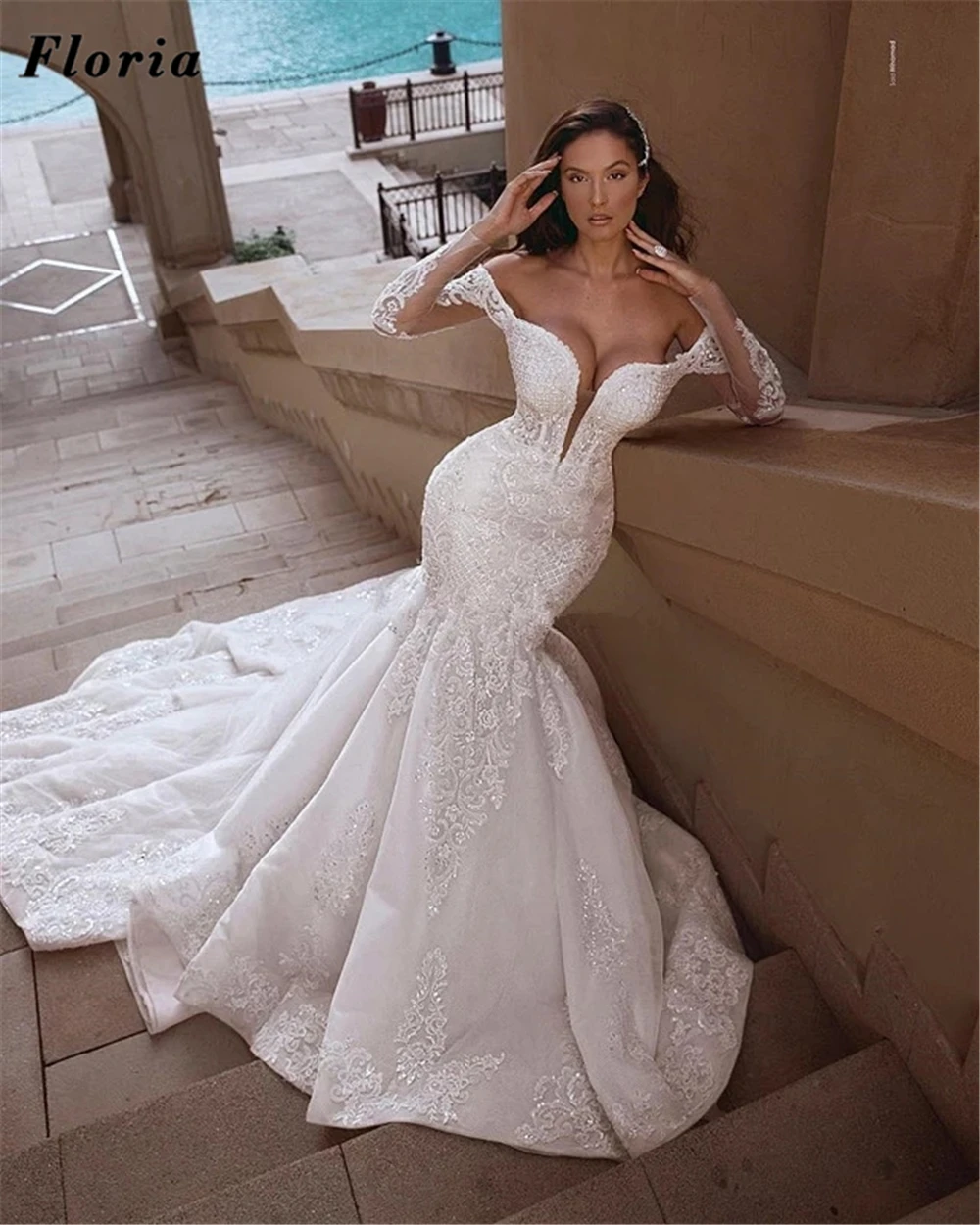 Gorgeous-Mermaid-Lace-Wedding-Dresses-Sheer-Plunging-Neck-Long-Sleeves-Beaded-Bridal-Gowns-Plus-Size-Sequined.jpg_.webp_Q90.jpg_.webp_.webp (1)