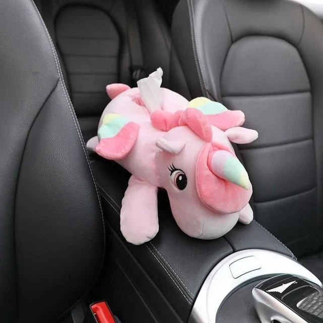 Car Tissue Box Creative Net Red Unicorn Cartoon Cute Car Hanging