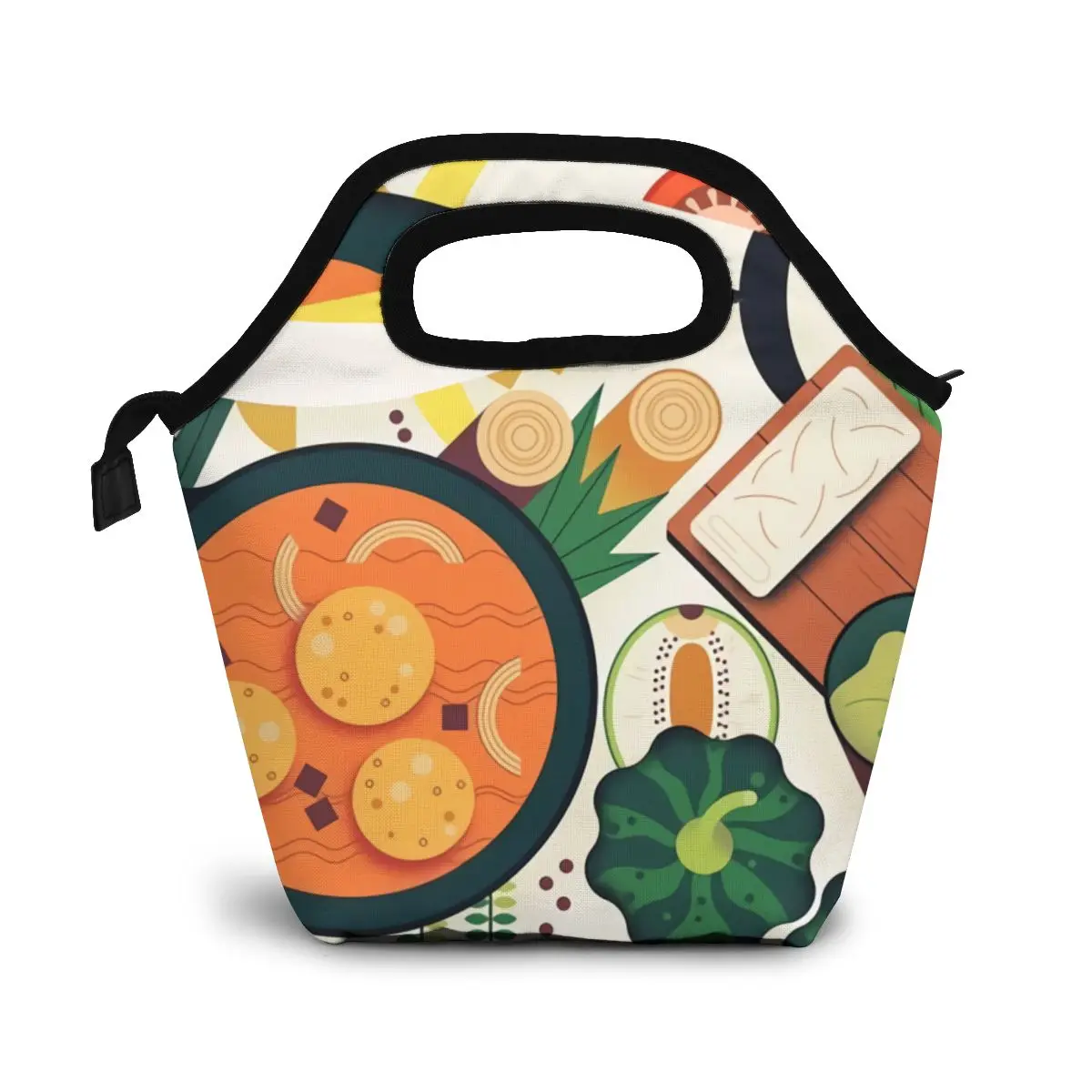 Mauritius Lunch Bag Boxes Bags Portable Insulated Picnic Food Box for Women Men | Багаж и сумки