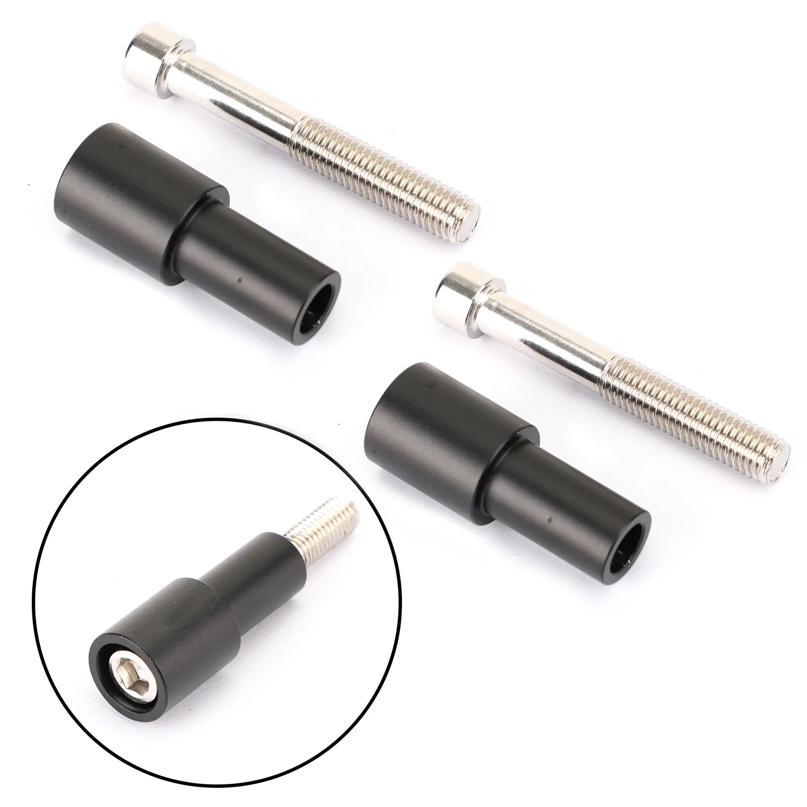 Areyourshop 2 Pcs Estensione Staffa Navi Telefono Adatta Per Bmw K 1600 Gt Gtl B R1200 R1250 Rt 2014-2020 Accessori Moto Parti