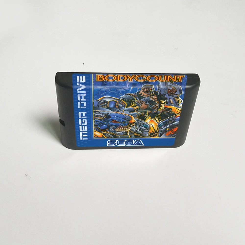 Корпус часы обратного отсчета 16 бит MD карточная игра для Sega Megadrive игровой консоли