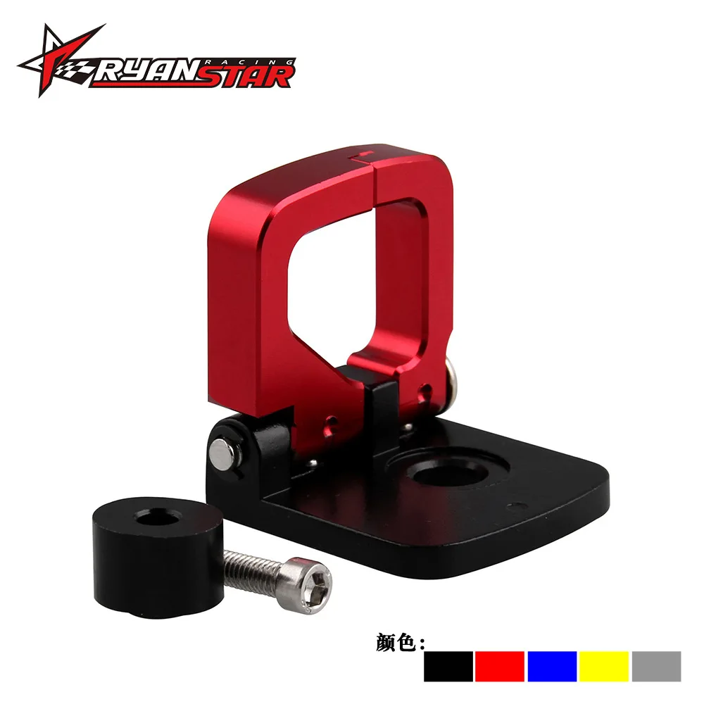 

Manufacturers Direct Selling Motorcycle Refit Accessories Square Hook Universal CNC Aluminium Alloy Hook Helmet Hangar Accessori