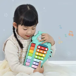 Bebê piano musical brinquedos para crianças 13 24 meses de jogo de música brinquedo para bebês menina 1 ano de idade crianças aprendizagem precoce presente educacional