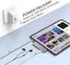 USB C HUB For iPad Pro 2020 2018 type c to HDMI dongle USB Hub USB 3.1 to Audio Jack USB 3.0 SD/TF Docking station USB splitter 2