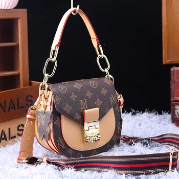 

Small Round Bag Women 2020 New Fashion Chain Handbag All-match Western-style Shoulder Messenger Bags Women Purse and Handbags