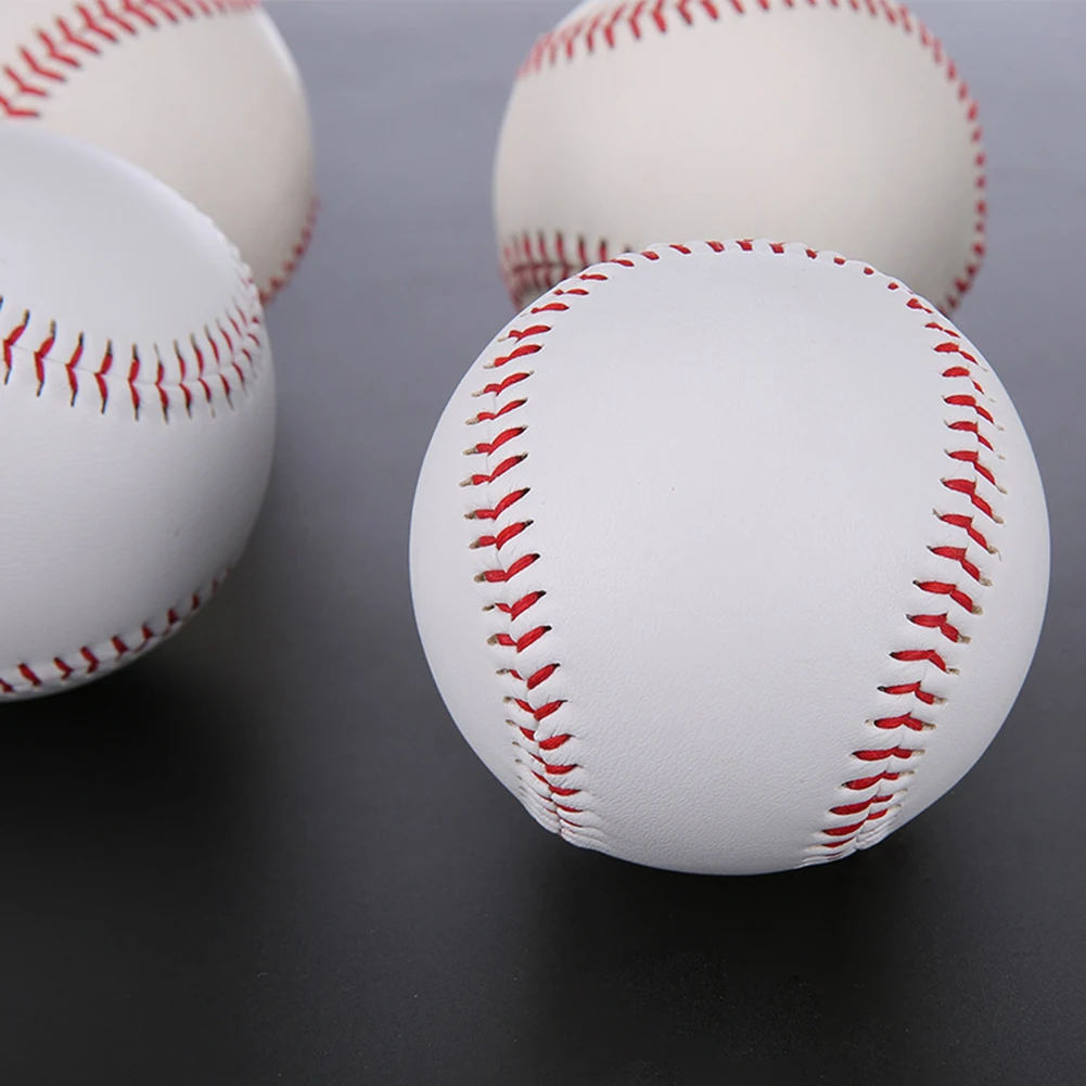 2,7" бейсбольный белый бейсбольный мяч, тренировочный Софтбол, Спортивная командная игра № 9, мягкие и твердые тренировочные мячи, новинка, хит