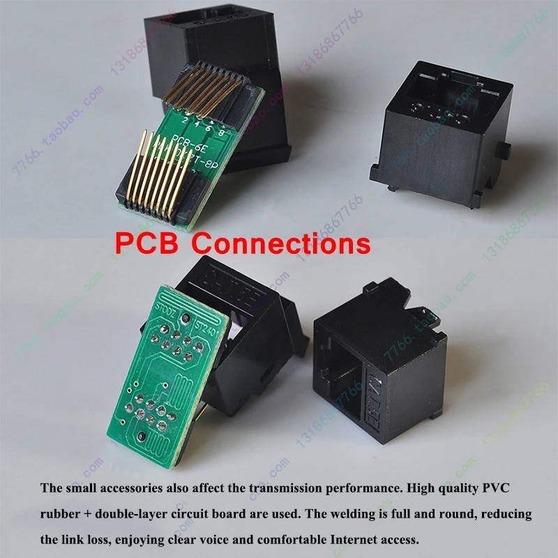 Соединение с печатной платой SHIPCO 1 шт. соединитель RJ11 RJ45 Женский и женский разъем