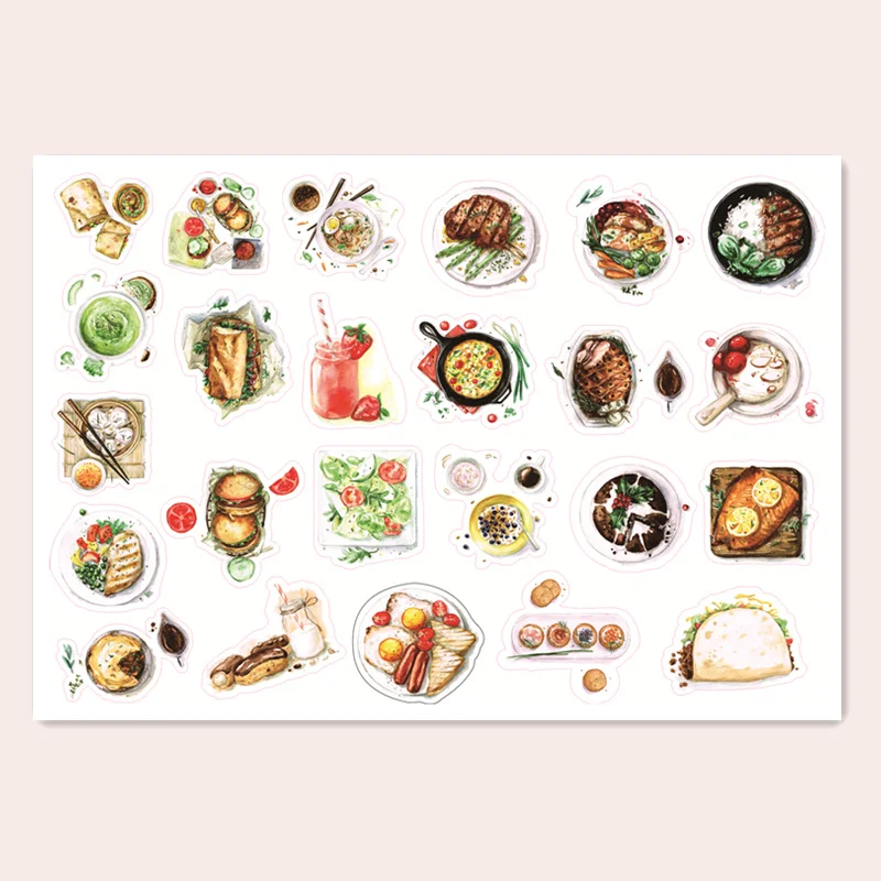 1 сумка винтажная китайская наклейка для пищевых продуктов набор для скрапбукинга альбом мусорный планировщик журнал декоративная наклейка s