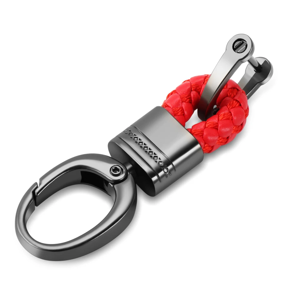 Car Key Holder Chain Hand Woven Horseshoe Buckle For Hyundai Tucson 2015 2016 2017 2018 2019 | Автомобили и мотоциклы