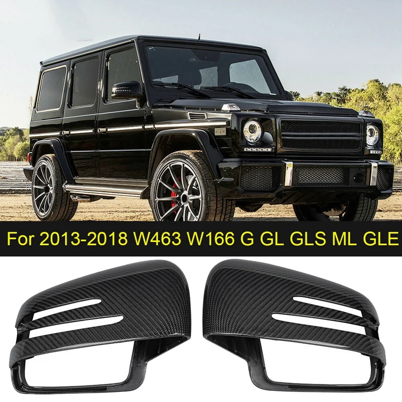 Для 2013-2018 Mercedes Benz W463 W166 G GL GLS ML GLE Настоящее углеродное волокно замена зеркала