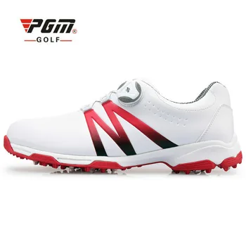

2018 PGM Golf Men Shoes Super Leather Sport Shoes Waterproof Breathable Anti Skid Shoes For Male Size EUR 39-45