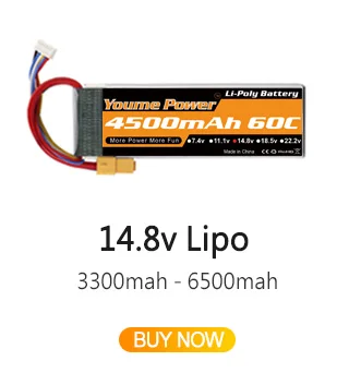 2PCS Youme Lipo 2S 3S 4S 5200mah 6200mah Battery, YounePber a5uOmAh b0L Tontae