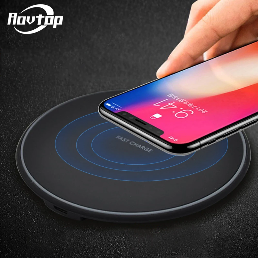 

Wireless Charger Smart Quick Charge Fast Charger 10W USB Wireless Charging Pad for iPhone X XR XS 8 Plus Sumsung S9 Plus