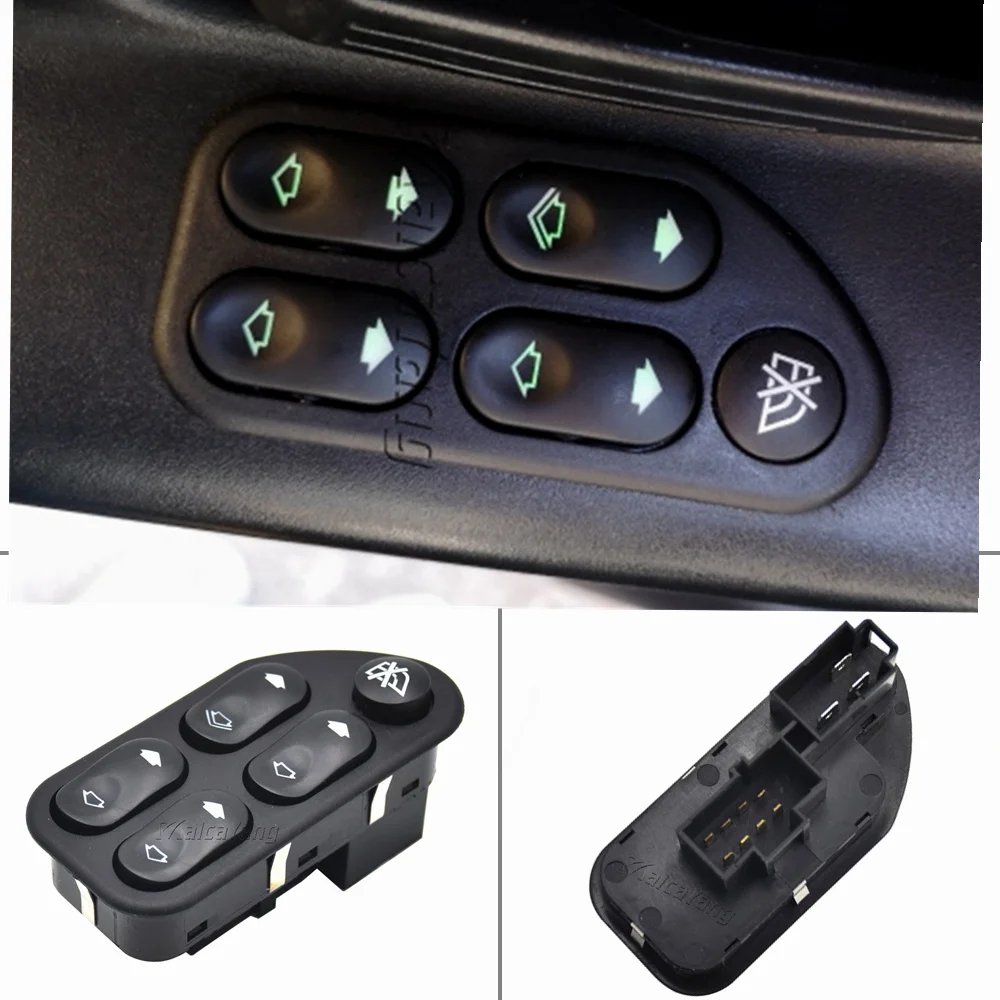 Malcayang Electric Window Master Lifter Control Switch Regulator Button