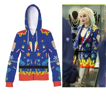 

Film Birds Of Prey And The Fantabulous Emancipation Of One Harley Quinn Cosplay Costume Hoodie Man Woman Sweater 3D Printing