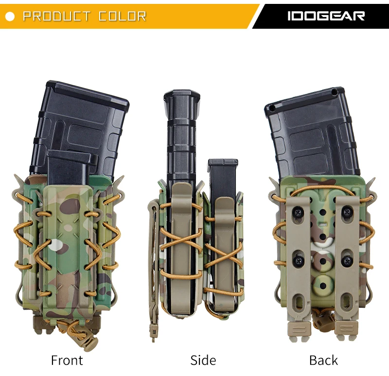IDOGEAR тактические чехол для журналов чехол для кружек подсумок для оружия чехол 5,56 7,62 9 мм армейский тактический пояс тактический Магнитный чехол