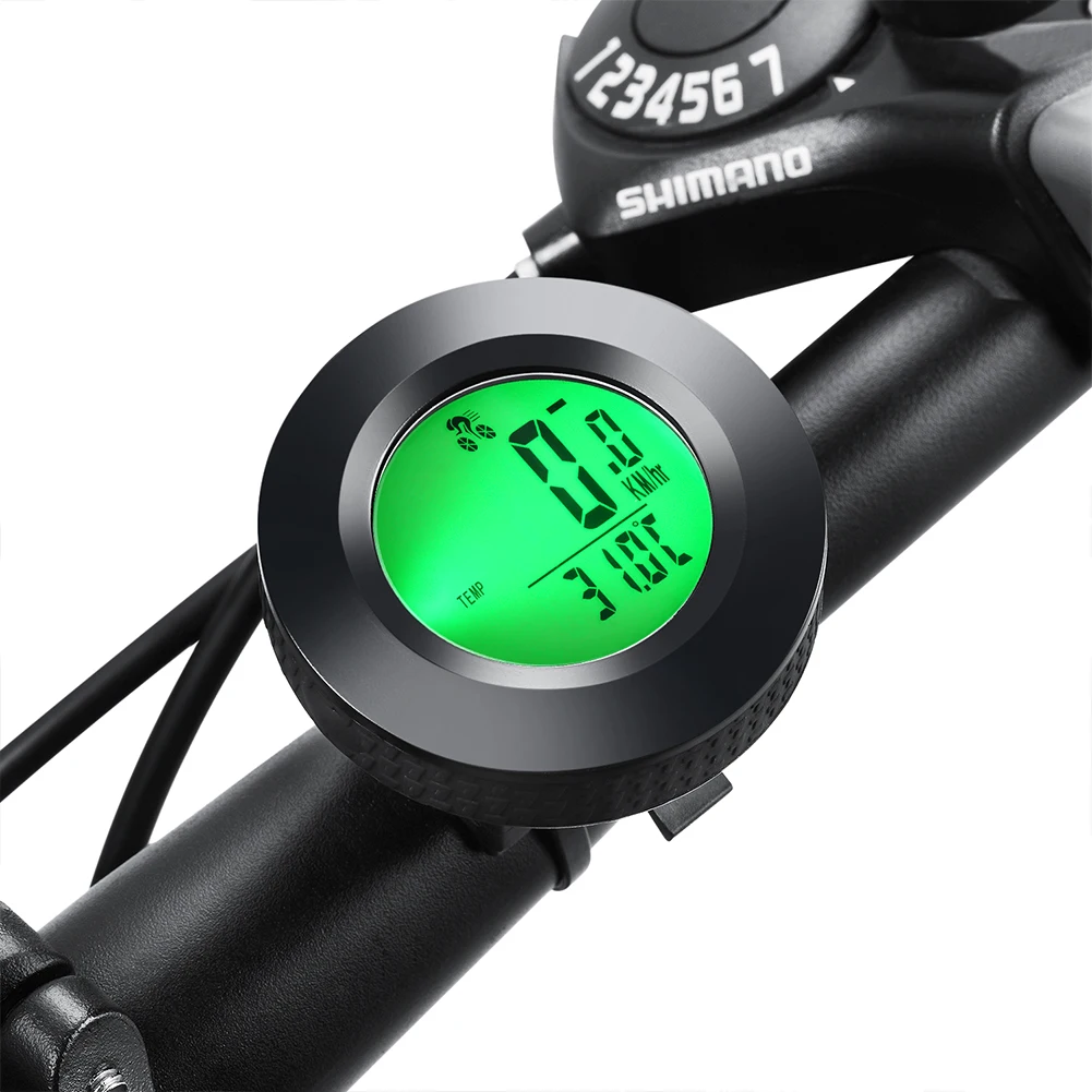 Wireless Cycling Road Odometer Clock Riding Equipment Tricolor Backlight Wired Bicycle Speedometer Bicycle Stopwatch