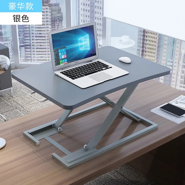 Double layers Computer Monitor Lifting Desk 5
