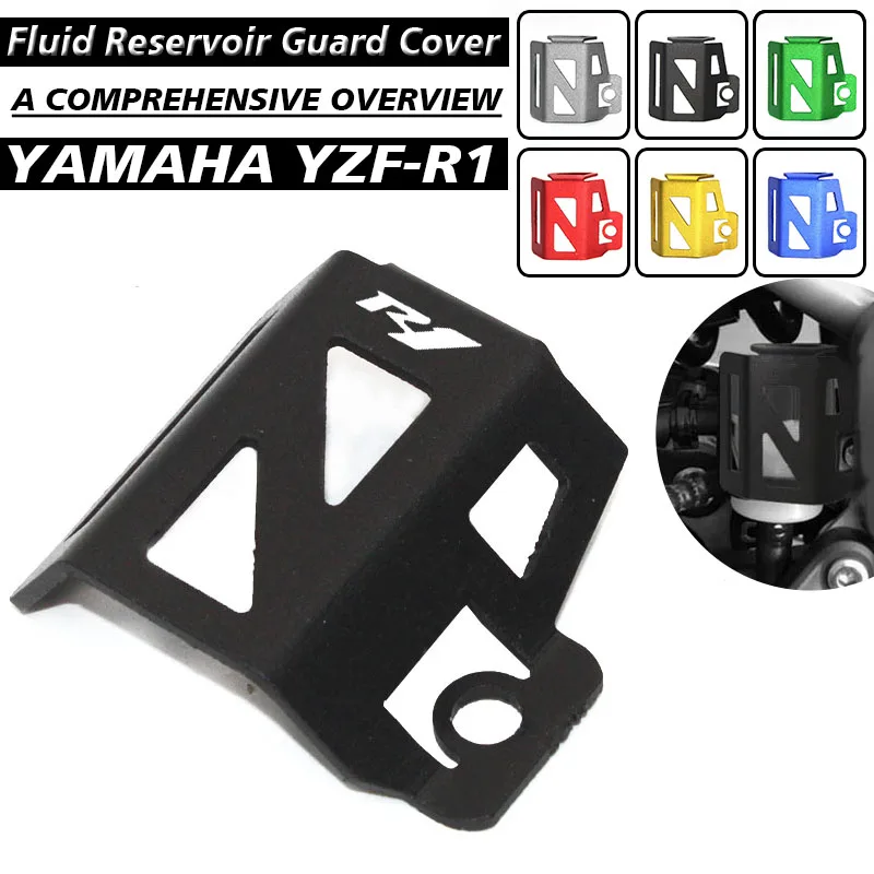 

For Yamaha yzf r1 YZFR1 2011-2021 2019 Motorcycle CNC Aluminum Accessorie Rear Brake Fluid Reservoir Guard Cover Protector