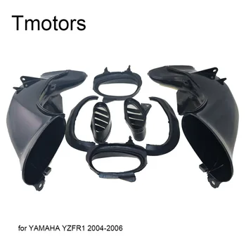 

Motorcycle Ram Air Intake Tube Duct Cover Fairing for Yamaha YZF1000 YZF R1 1000 2004 2005 2006 ABS Plastic