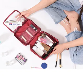 

Casual Travel Neceser Toiletry Bag Waterproof Makeup Pouch Portable Lady Venity Case Cosmetic tools Organizer
