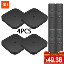 Original Xiaomi MI BOX TV BOX S New Arrival Android 8.0 2G/8G Smart Quad Core HDR Movie Set-top Box Multi-language Wholesale