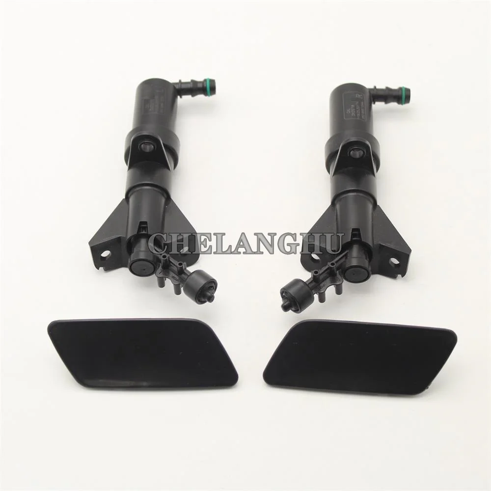 Car Front Headlight Washer Sprayer Nozzle Cylinder Jet And Washer Cover Cap for VW Passat CC 2013 2014 2015 car parts car headlight washer nozzle cover