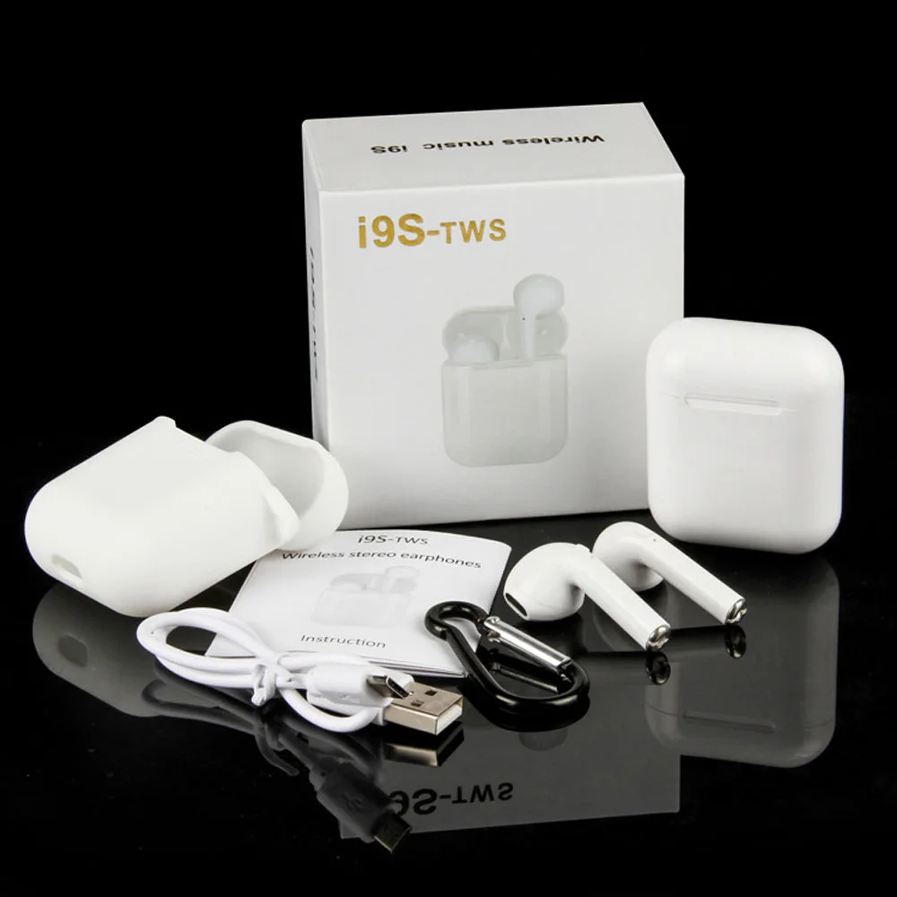 white i9s Inpods 12 наушники i7s i9s i11 i12 Tws беспроводные Bluetooth наушники гарнитура Прямая поставка - Цвет: white i9s