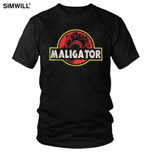 Мужская футболка Maligator из чистого хлопка, Бельгийская овчарка, малинуа, футболки с коротким рукавом и круглым вырезом, графические футболки, большие размеры