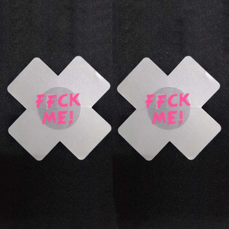 1 Pair Women Sexy Nipple Cover Self Adhesive Nipple Stickers Pasties Sex Product Chest Cubre Pezon Invisible Niple Cover - Цвет: 26White