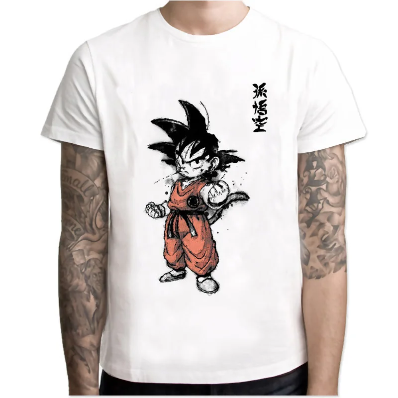 Новейшая футболка с драконами и шариками супер сайян Dragon Ball Z Dbz Son футболка «Goku» чехол Capsule corp футболка vegeta мужские топы для мальчиков