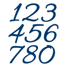 

Number Metal Cutting Dies Cut Die 2021 New Arrival Mold Decoration Scrapbook Paper Craft Knife Mould Hot