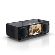 SOAIY S99, видео, Bluetooth, динамик, настольный, пульт дистанционного управления, беспроводной, портативный, HIFI, для комнаты, часы, светодиодный дисплей, микрофон, FM, автомобильный сабвуфер